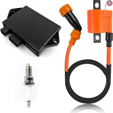 5YT-85540-00-00 Ignition Coil CDI Box Spark Plug for Yamaha Warrior 350 YFM350X