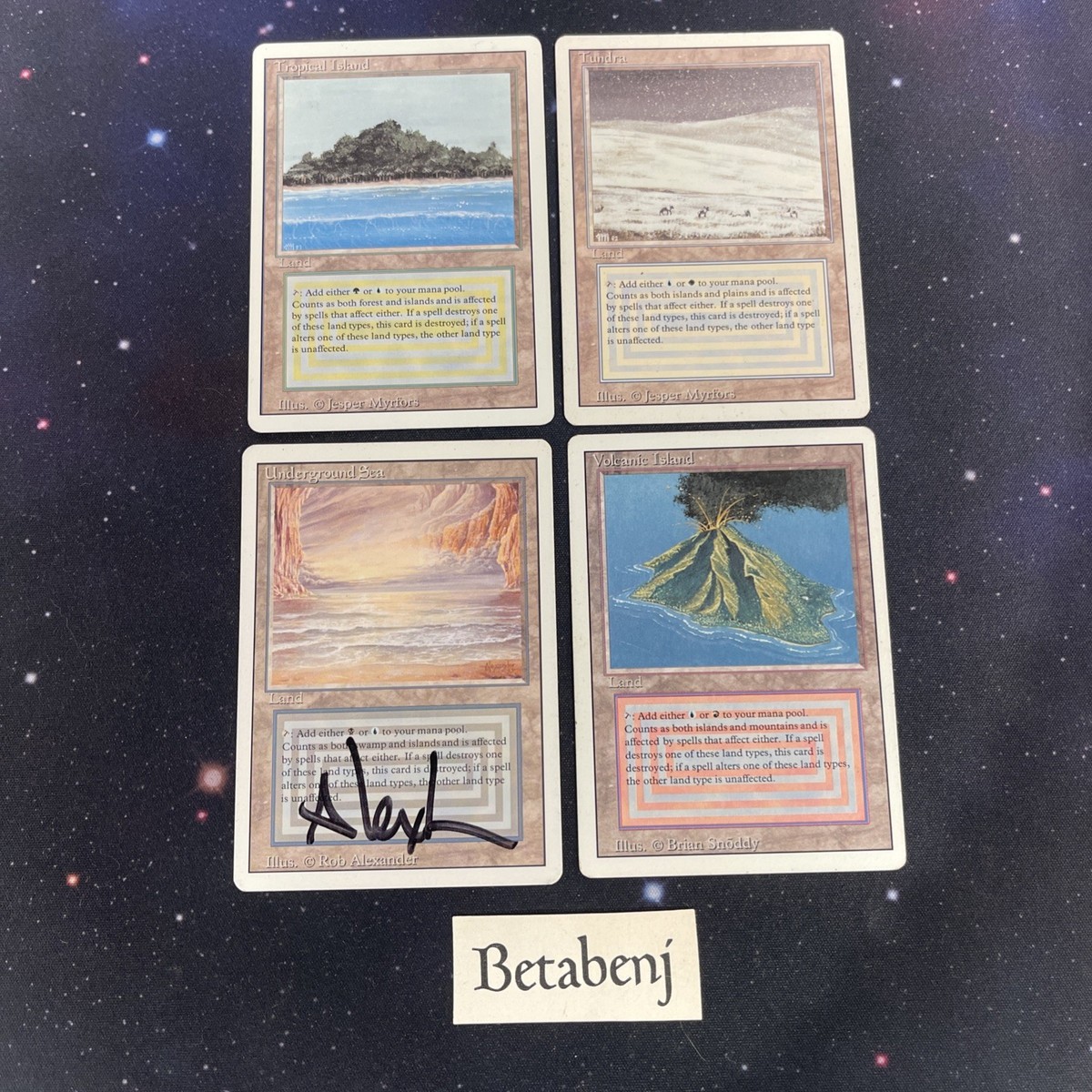 1x MTG Revised (3rd Edition) Complete Set (306/306) - all duals