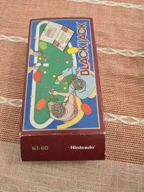 Nintendo Game & Watch BLACKJACK BJ-60 Multi Screen 1985 COMPLETE &ndash; Box, Manual