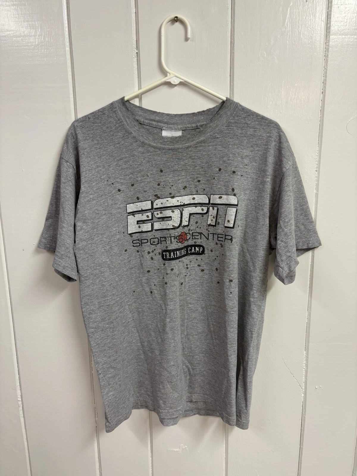 Vintage ESPN Training Camp Grey Men’s Tshirt Size Large