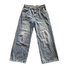 Cotton On Women’s Jeans Sz 30 Super Baggy Medium Blue 100% Cotton