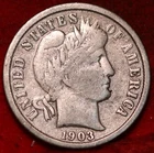 1903-P Barber Dime — photo from another recent sale