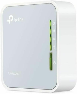 TP-Link AC750 Wireless Portable Nano Travel Router(TL-WR902AC) - White, Grey