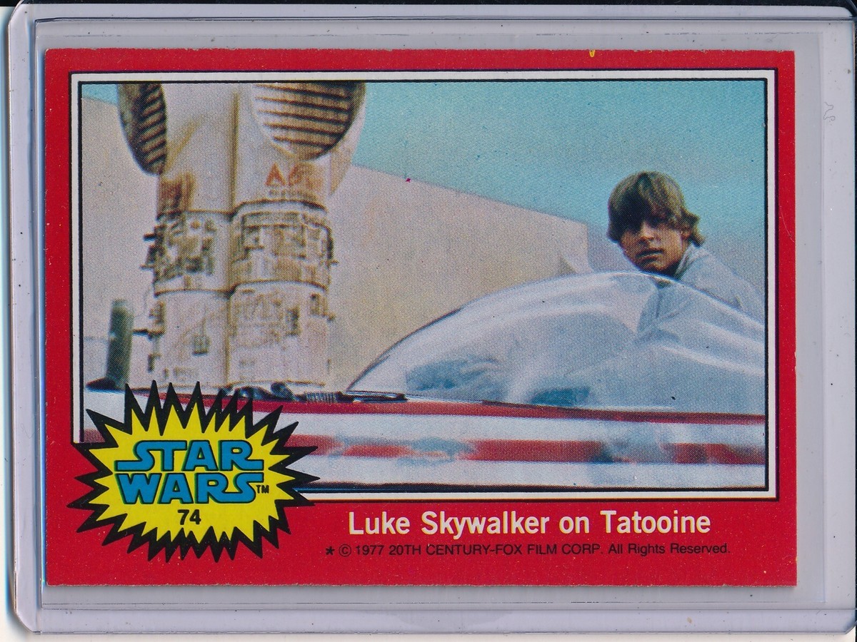 1977年製!STAR WARSカード·ルーク&レイア·2枚セット① 1/10 ARTFX+ ルーク・スカイウォーカー&レイア姫 | 鉄道模型