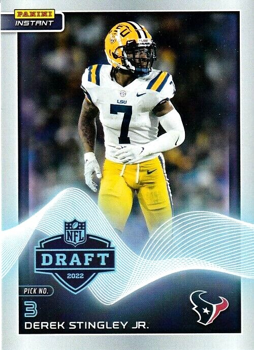 2022 Panini Instant NFL Draft Derek Stingley Jr. #3 - 1 of 1