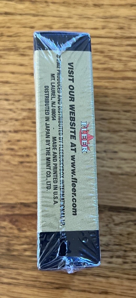 2002 FLEER BOX SCORE QUARTERBACK COLLECTION TOM BRADY 1ST YR QBC #198 SEALED - Image 4 of 4
