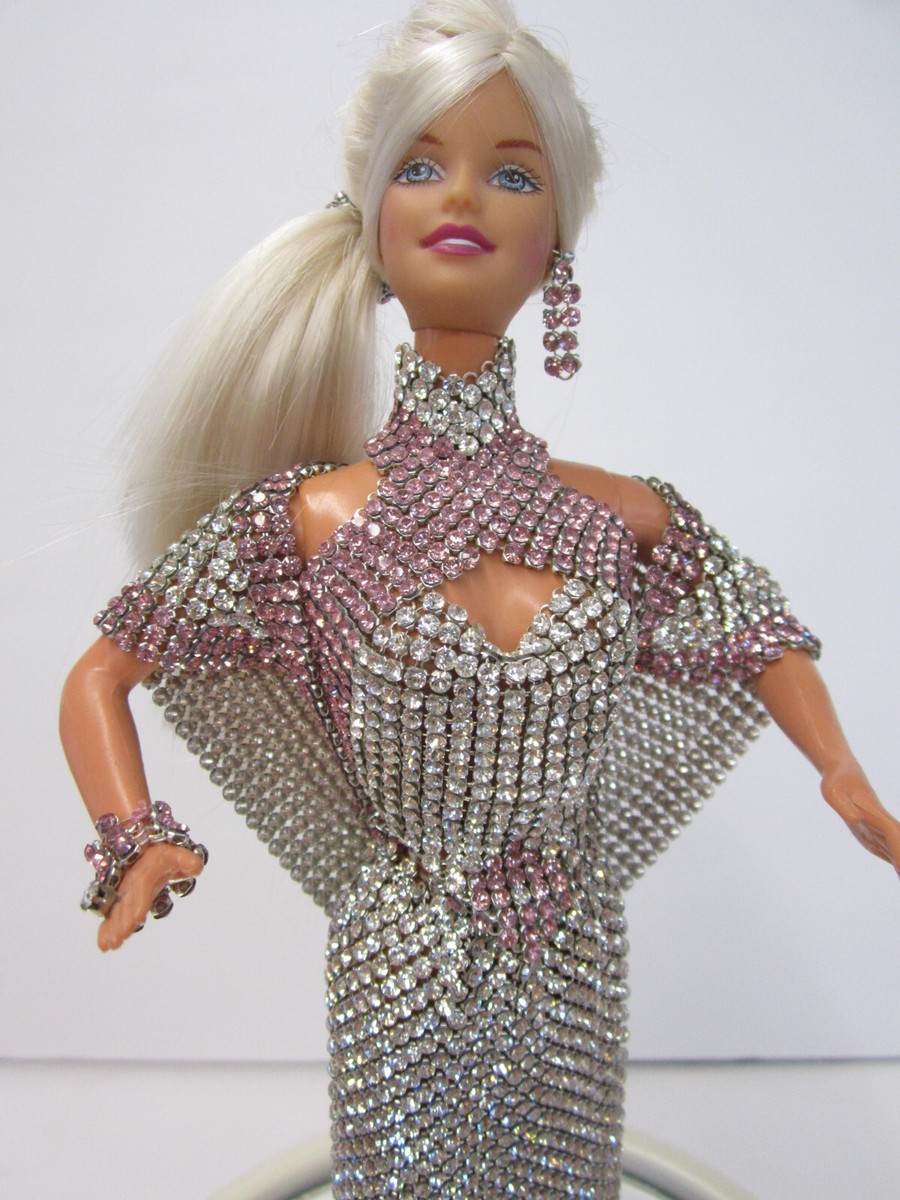Ferrara Whiting and Davis Swarovski Crystal Mesh Collector Barbie