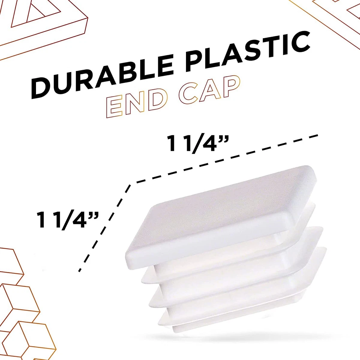 1 inch square plastic plugs sale