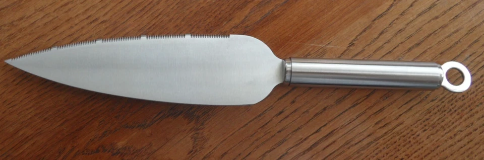 RÖSLE Tortenmesser Tortenheber mit runden Griff  30 cm neuwertig und unbenutzt - Bild 3 von 4