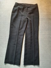 Womens Dress Pants Size 10 Black Lined Polyester
