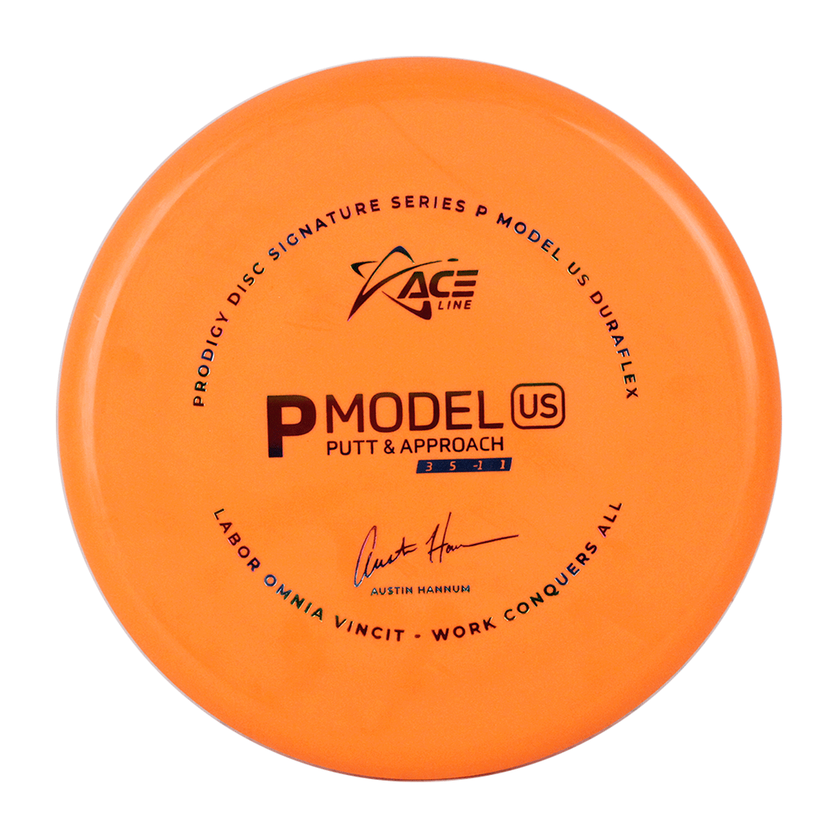 Ace Line Disc Golf Putter 3-Pack P Model 2022 Sig Orange,Pink