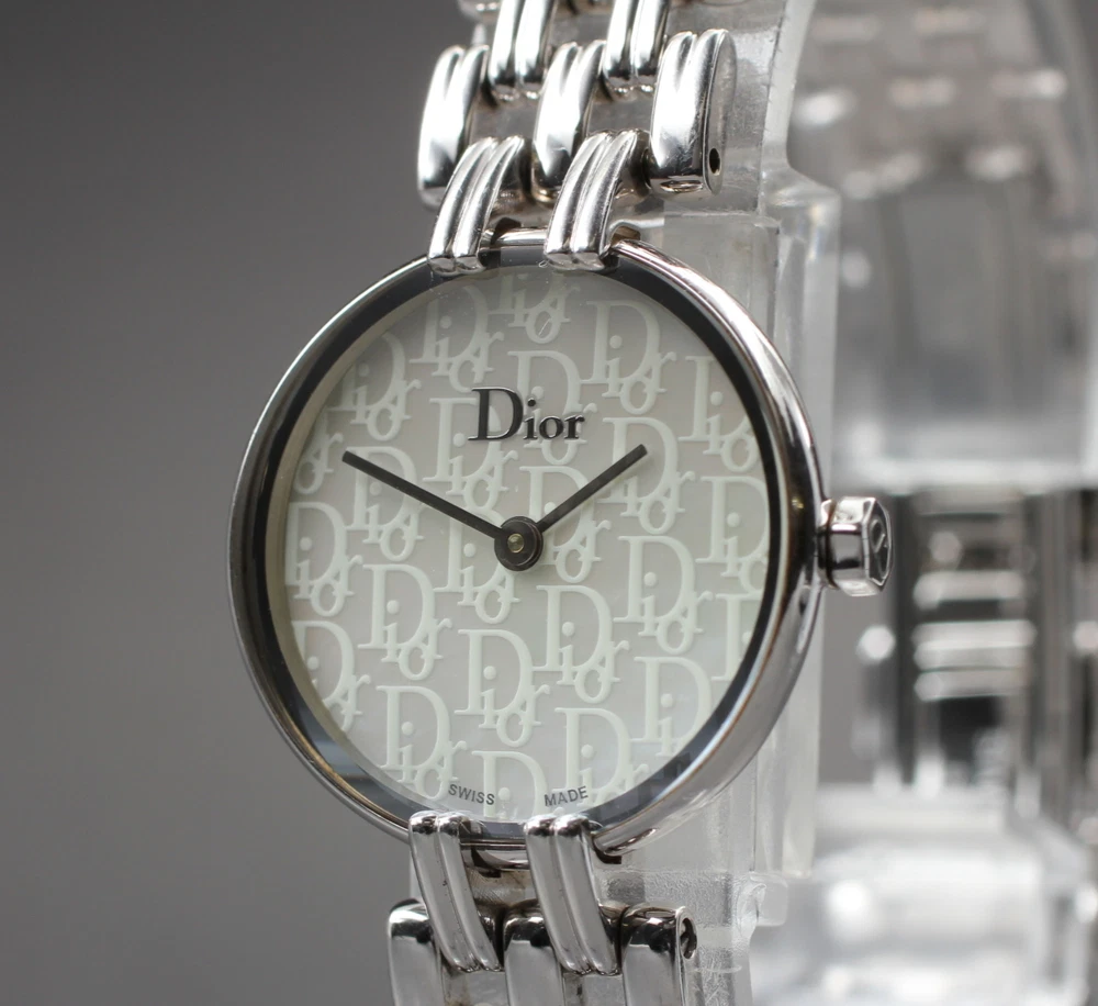 [Quasi come nuovo] Dior Bagheera CD092110 Orologio da donna al quarzo argento 24 mm dal GIAPPONE