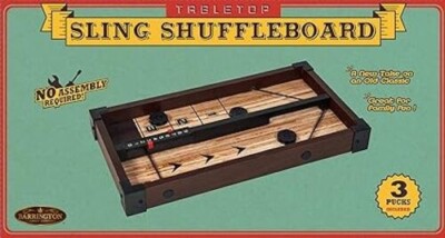 BARRINGTON BILLIARDS COMPANY 16'' TABLETOP SLING SHUFFLEBOARD GAME FACTORY SEALED