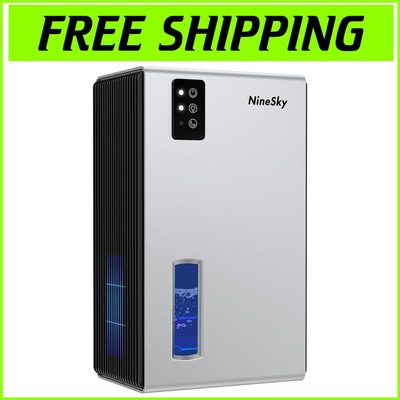 Advanced Home Dehumidifier with 7 LED Lights - Perfect for Bedrooms & Bathrooms