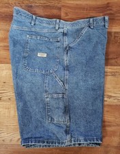 WRANGLER MENS CARPENTER DENIM BLUE SHORTS SIZE 44