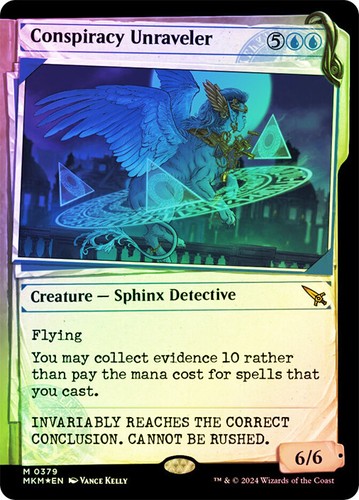 MTG FOIL Conspiracy Unraveler Showcase Invisible Ink Foil - Murders at Karlov - 第 1/1 張圖片