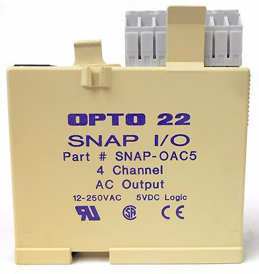 #ad OPTO22 SNAP I O SNAP OAC5 4 CHANNEL AC OUTPUT 3 4 AMP CHANNEL 12 250 VAC $9.80