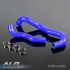 Fit For Ford 03-2007 F250 6.0L Diesel Twin Beam Silicone Radiator Hose Kit Blue