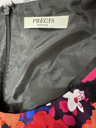 Precis Petite Knee Length Floral Dress Size 12 - Picture 17 of 19