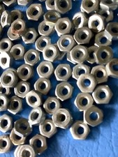 Lot of 220 8-32 Stainless Steel Finished Hex Nuts