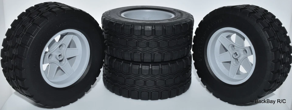 4x Lego Technic Unimog/Vaso, Neumático de Rueda 94.3x38R LBG Llantas 92912/44772 - Nuevo Foto 3 de 3