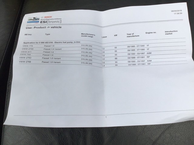 0580453016 bosch бензонасос 0580453016 bosch бензонасос