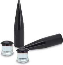 2Pairs Ear Gauge Piercing Kit Glass Expander Tapers Ear Plug 4G-1/2" Jewelry