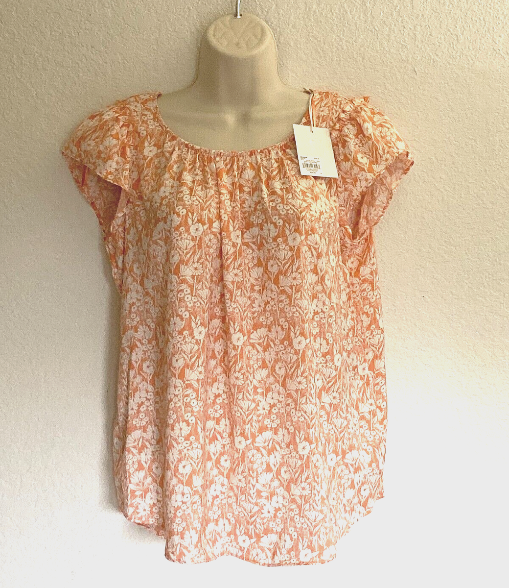 flowy shirred top