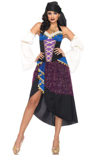 TAROT CARD GYPSY FORTUNE TELLER ADULT HALLOWEEN COSTUME WOMENS SIZE SMALL/PETITE | eBay