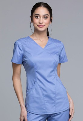 Scrubs Cherokee Luxe Sport Women/'s V-Neck Top CK670 Caribbean Blue FREE SHIPPING