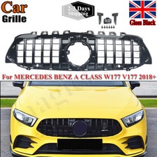 For MERCEDES A CLASS W177 V177 A35 A200 A250 AMG GT PANAMERICANA GRILLE BLACK UK