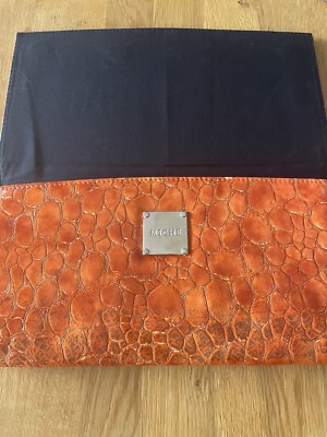 NEW Miche Classic Amber Handbag Shell ONLY Purse Orange Cobblestone Faux Leather