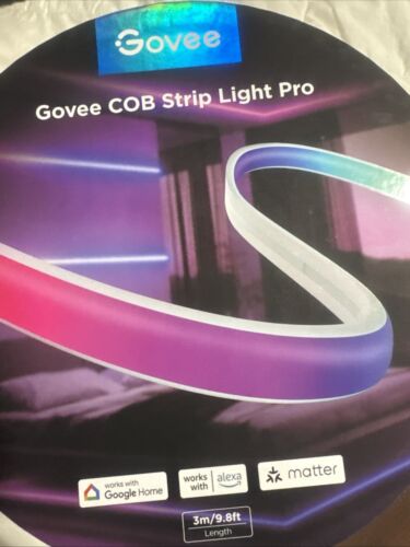 Govee COB Strip Light Pro Works with Google Home and Alexa 3M