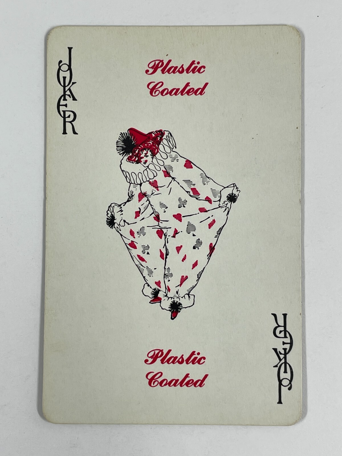 1J One Single Swap Playing Card Artistic Art Joker Retro Modern Design Clown