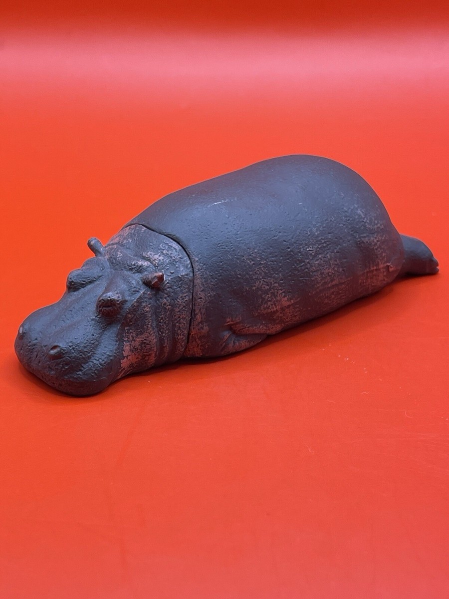 Hippo Panda's Hole I'm depressed Hippopotamus mini Figure From Japan