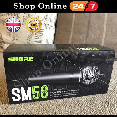 Shure SM58 LC Dynamic Vocal Microphone | Fast Dispatch | U.K Seller