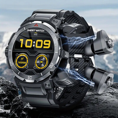 Smart Watch with Earbuds Smartwatch 2 In 1 Bluetooth Headset For Android iOS