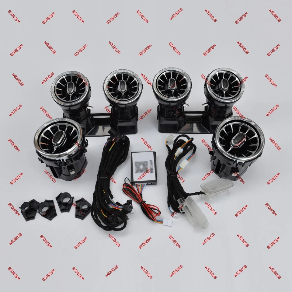 256 Colors APP Control Air Vent LED Ambient Light For Mercedes Benz AMG GT W290 - Image 4 of 4