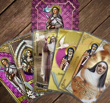 Saint St. Teresa of Avila, patron of headaches and sickness Prayer cards