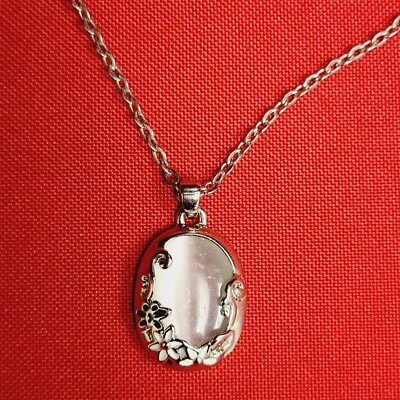 Vintage Silver Tone Faux Moonstone Oval Cabochon Chain Belt Adjustable‎ 70-35 il_fullxfull.2458603506_b0qd.jpg main image 4