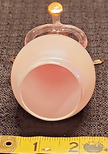 Vintage Russ Berrie Angel Of Love Blown Glass Ornament Playing Horn (T156) - Picture 8 of 8