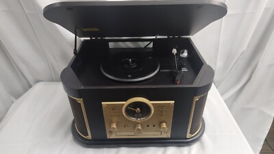 YAMAZEN Qriom Multi Record Player MRP-M100CR - Vintage Style All
