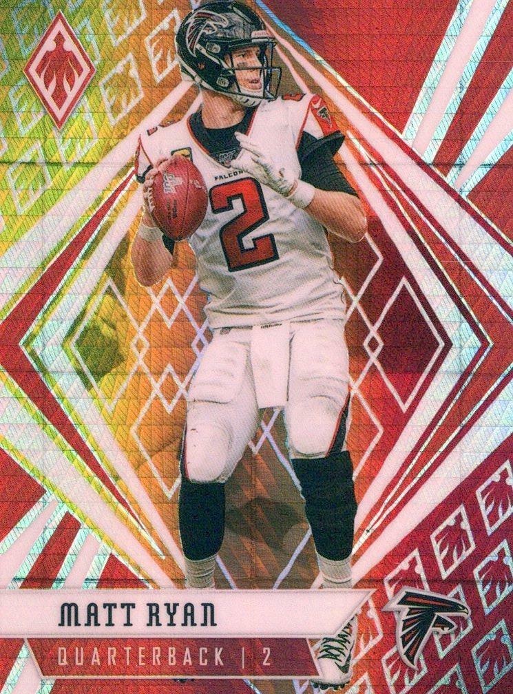 2020 Panini Phoenix Fire Burst # 32 Matt Ryan Atlanta Falcons