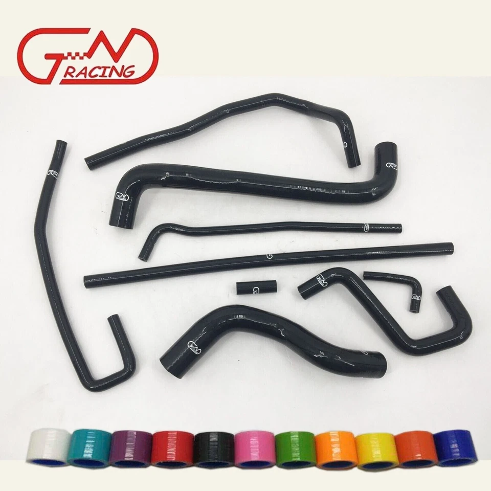 Kit de manguera de radiador de silicona rojo Fit Chevrole Chevy Corvette 5,7 L LT1 V8 1991-1996 Foto 2 de 4