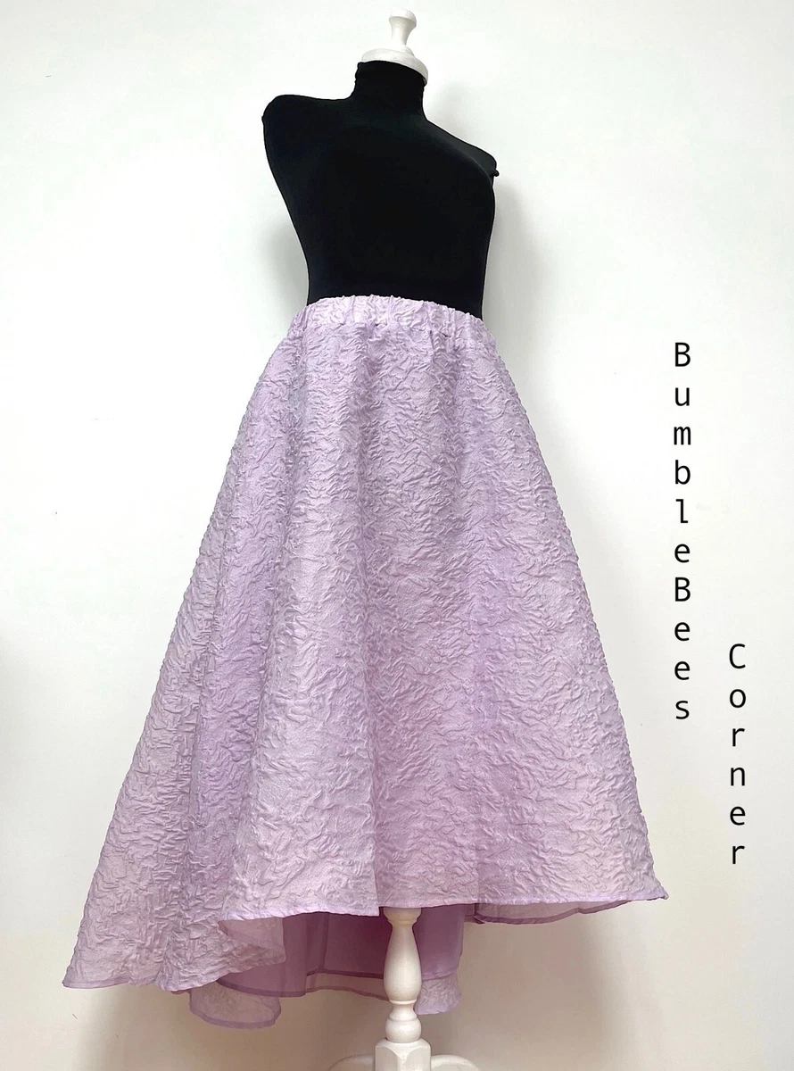 Lilac long skirt cheap