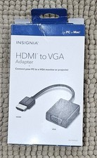 Insignia HDMI to VGA Adapter   Brand new - open box
