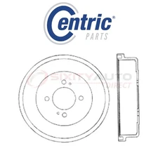 Centric C-TEK Brake Drum for 1987-1992 Nissan Stanza 2.0L 2.4L L4 - Kit Set hy