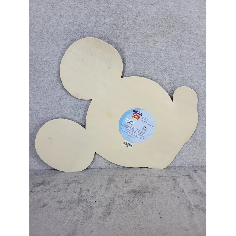 Disney Mickey Mouse Meal Time Fun Plate Placemat 15" Disney Store - Image 2 of 4