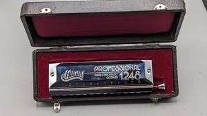 Huang Professional 1248 Harmonica (Three Chromatic Octaves) in original box