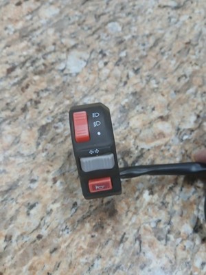 Tusk Compact Control Switch w/ Headlight Option Turn Signal Motorcycle